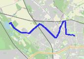 Trasa z dnia 2019-06-03 18:57 - mapa trasy gps - rower trekkingowy