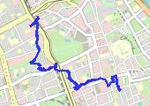 2013-01-24 17:09 - mapa trasy gps - marsz