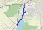 10k w deszczu - mapa trasy gps - bieganie