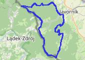 Rychlebska 50 - mapa trasy gps - marsz