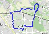 Trasa z dnia 2019-06-12 21:12 - mapa trasy gps - bieganie