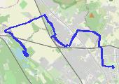 Trasa z dnia 2019-06-15 11:41 - mapa trasy gps - rower trekkingowy