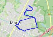 Trasa z dnia 2019-06-17 22:27 - mapa trasy gps - rower górski