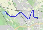 Trasa z dnia 2019-06-20 10:40 - mapa trasy gps - rower trekkingowy