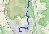 Trasa z dnia 2019-06-21 20:26 - mapa trasy gps - rower trekkingowy