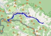 Pieniny - Szczawnica 2019-06-21 - mapa trasy gps - rower górski