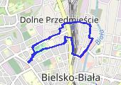 2019-06-21_Marsz_Bielsko - mapa trasy gps - marsz
