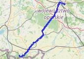 Trasa z dnia 2019-06-23 11:47 - mapa trasy gps - rower szosowy