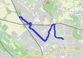 Trasa z dnia 2019-06-23 14:50 - mapa trasy gps - rower trekkingowy