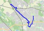 Trasa z dnia 2019-06-23 15:36 - mapa trasy gps - rower trekkingowy
