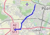 Trasa z dnia 2019-06-25 05:55 - mapa trasy gps - rower trekkingowy