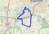 Trasa z dnia 2019-06-25 09:54 - mapa trasy gps - rower górski