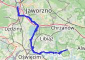 Trasa z dnia 2019-06-25 13:17 - mapa trasy gps - rower szosowy