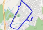 Trasa z dnia 2019-06-27 21:41 - mapa trasy gps - rower szosowy