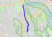 Trasa 1555 - mapa trasy gps - rower górski