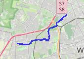 Trasa z dnia 2019-07-01 19:51 - mapa trasy gps - rower miejski