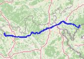 Trasa z dnia 2019-07-05 00:15 - mapa trasy gps - samochód