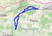 Trasa z dnia 2019-07-07 10:39 - mapa trasy gps - rower górski