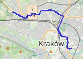 Trasa z dnia 2019-07-12 18:21 - mapa trasy gps - rower górski