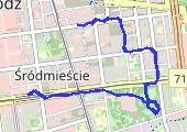 no name - mapa trasy gps - marsz