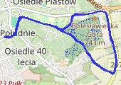 Trasa z dnia 2019-07-17 20:39 - mapa trasy gps - bieganie