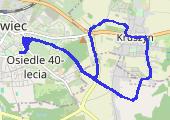 Trasa z dnia 2019-07-23 20:54 - mapa trasy gps - bieganie