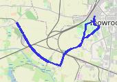 Trasa z dnia 2019-07-25 21:12 - mapa trasy gps - rower szosowy