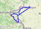 Zmiana planów - mapa trasy gps - rower szosowy