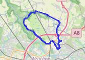 Trasa z dnia 2019-08-13 17:53 - mapa trasy gps - rower górski