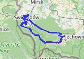 Trasa z dnia 2019-08-16 18:14 - mapa trasy gps - rower górski