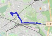 Trasa z dnia 2019-08-18 10:12 - mapa trasy gps - nordic walking