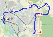 Trasa z dnia 2019-08-17 11:45 - mapa trasy gps - rower szosowy
