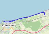 Wybrzeże Słowińskie - Ustronie Morskie-Kołobrzeg 2019-08-19 16:07 - mapa trasy gps - rower górski