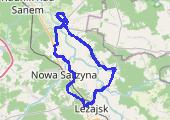Lunch_Ride - mapa trasy gps - rower szosowy