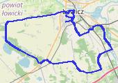 Trasa z dnia 2019-08-23 19:43 - mapa trasy gps - rower szosowy