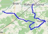 Trasa z dnia 2019-08-24 19:45 - mapa trasy gps - rower trekkingowy