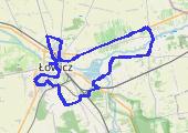 Trasa z dnia 2019-08-24 19:51 - mapa trasy gps - rower szosowy