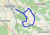Trasa z dnia 2019-08-25 09:43 - mapa trasy gps - rower szosowy
