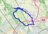 Trasa z dnia 2019-08-25 13:21 - mapa trasy gps - rower górski