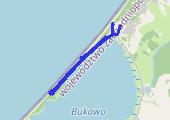Wybrzeże Słowińskie - Dąbki 2019-08-25 20:17 - mapa trasy gps - rower górski