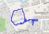 Trasa z dnia 2019-08-25 10:57 - mapa trasy gps - spacer