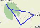 Rowerowo - mapa trasy gps - rower trekkingowy