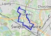 Bieg III zmiany - mapa trasy gps - bieganie