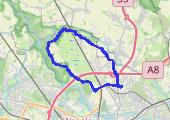 Trasa z dnia 2019-08-30 18:17 - mapa trasy gps - rower górski