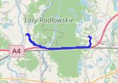 Podgórze Bocheńskie - Lasy Radłowskie 2019-09-01 16:51 - mapa trasy gps - rower górski
