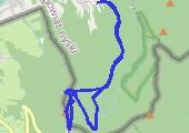 Biskupia Kopa na wschód słońca - mapa trasy gps - marsz