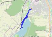 8k rozruch - mapa trasy gps - bieganie