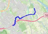 Trasa z dnia 2019-09-11 21:02 - mapa trasy gps - rower miejski