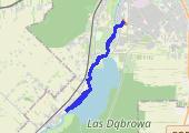 10k w tym 5x 500m w 4:35 - mapa trasy gps - bieganie