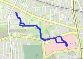Trasa z dnia 2019-09-18 16:48 - mapa trasy gps - rower miejski